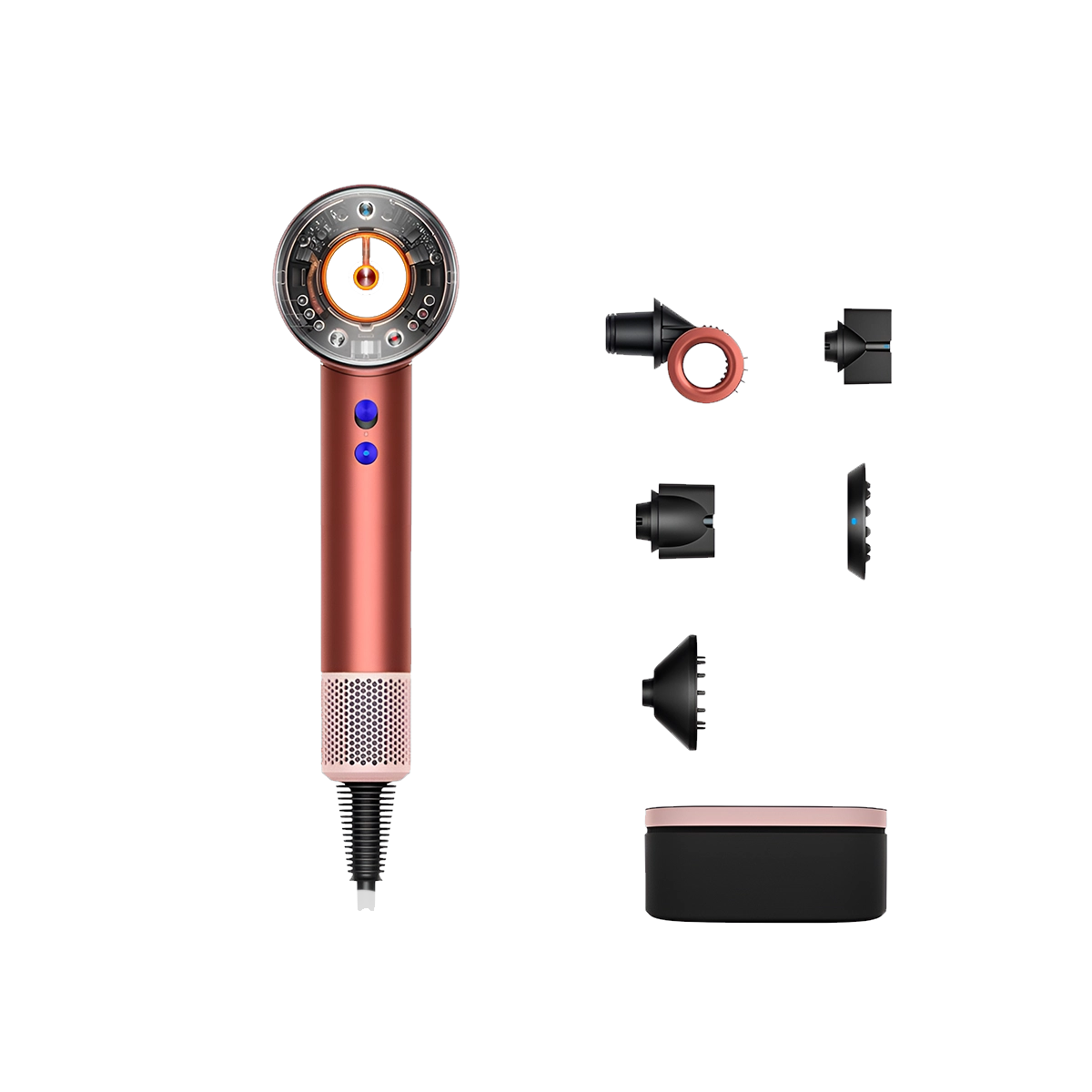 Фото Фен Dyson Supersonic Nural Hair Dryer HD16 Gift Edition (Strawberry Bronze/Blush Pink) (2023)