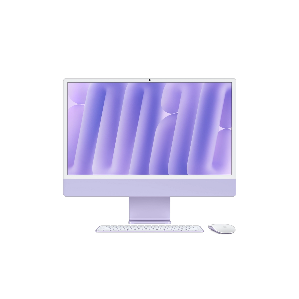 Фото Apple iMac 24" Retina 4,5K (M4 10C CPU, 10C GPU, 2024), 16 ГБ, 512 ГБ SSD, фиолетовый