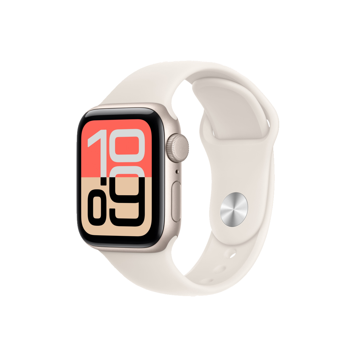 Фото Apple Watch SE 3, 44 mm, Starlight Aluminum Starlight Sport Band