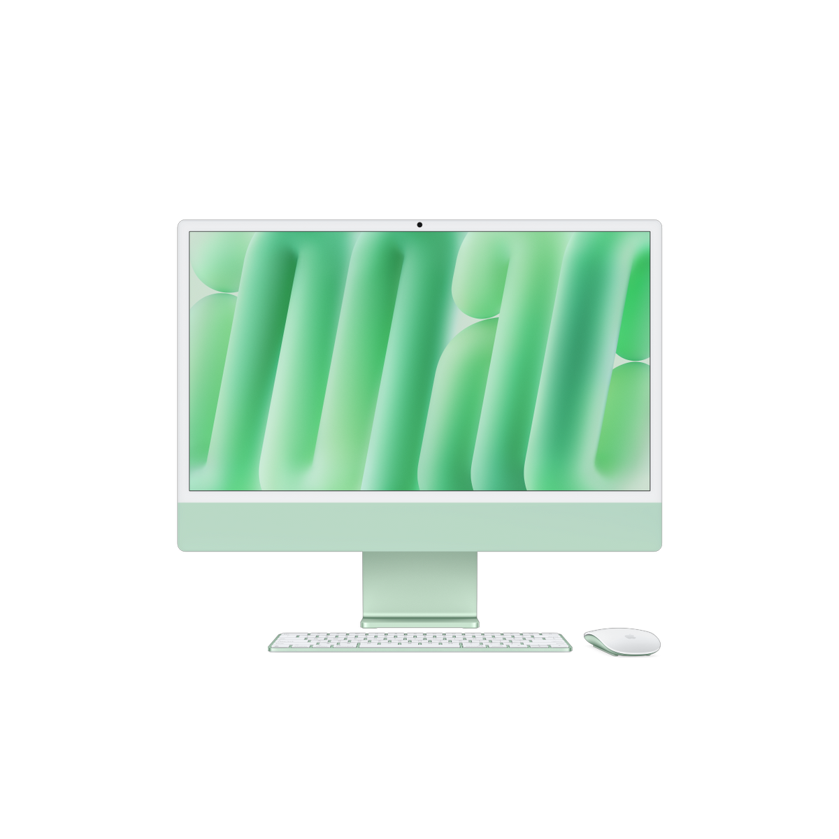 Фото Apple iMac 24" Retina 4,5K (M4 8C CPU, 8C GPU, 2024), 16 ГБ, 256 ГБ SSD, зеленый