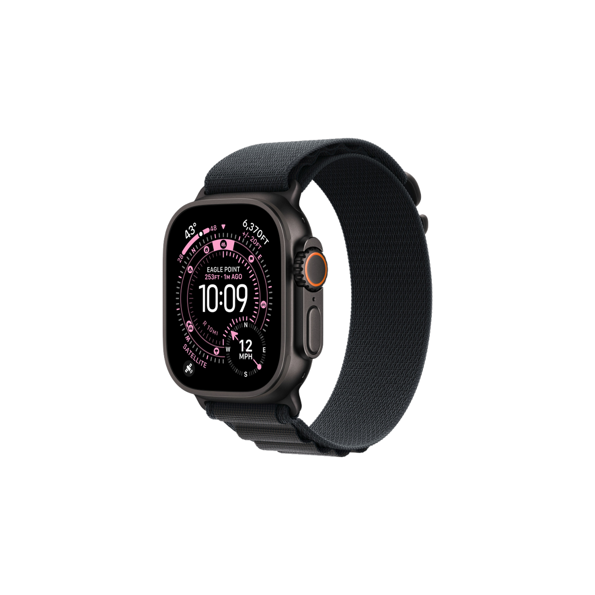 Фото Apple Watch Ultra 3, 49 мм, Black Titanium Black Alpine Loop