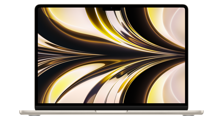 Ноутбук MacBook Air 13" 2022 чип M2, 8 ГБ, 256 ГБ SSD, Starlight MLY13