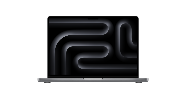 Apple MacBook Pro 14" (M3 10C CPU, 8C GPU, 2023) 8 ГБ, 512 ГБ SSD, серый космос
