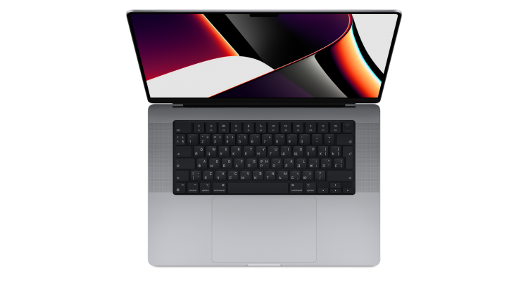 Ноутбук MacBook Pro 16" (M1 Max 10C CPU, 32C GPU, 2021) 32 ГБ, 1 ТБ SSD, «серый космос»