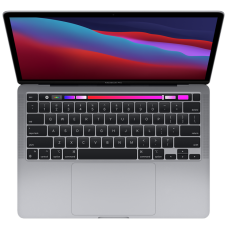 Ноутбук MacBook Pro 13" чип M1, 8 ГБ, 256 ГБ SSD, Touch Bar, «серый космос» MYD82