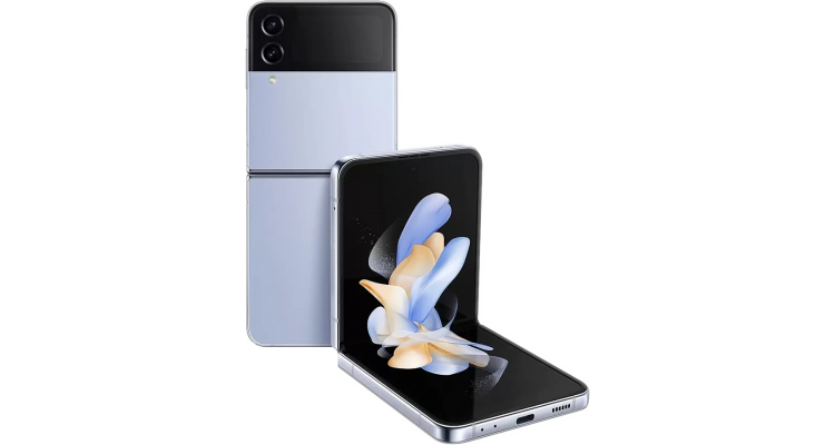 Смартфон Samsung Galaxy Z Flip4 8/128 ГБ голубой