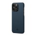 Чехол Pitaka MagEZ Case 3 для iPhone 14 Pro (6.1"), черно-синий, кевлар (арамид)