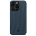 Чехол Pitaka MagEZ Case 3 для iPhone 14 Pro Max (6.7"), черно-синий, кевлар (арамид)