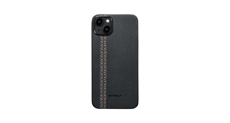 Чехол Pitaka Fusion Weaving MagEZ Case 4 для iPhone 15 (6.1"), Rhapsody, кевлар (арамид)