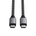 Кабель Satechi USB-C to USB-C 100W (2 метра) для зарядки чёрный (ST-TCC2MM)