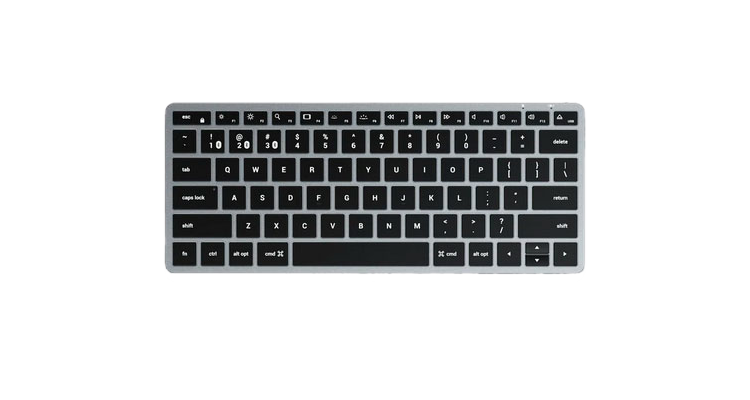 Беспроводная клавиатура Satechi Slim X1 Bluetooth Keyboard-RU серый космос