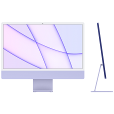 iMac 24" Retina 4,5K, M1 (8C CPU, 8C GPU), 8 ГБ, 256 ГБ SSD, фиолетовый