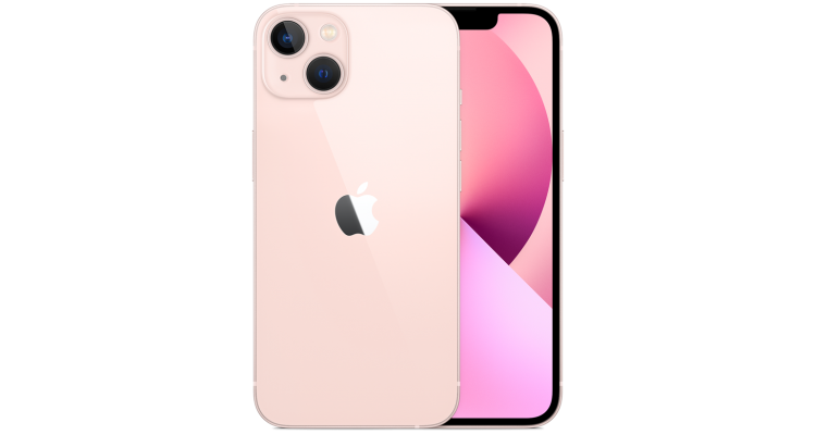 Смартфон iPhone 13 512 ГБ розовый MLPA3