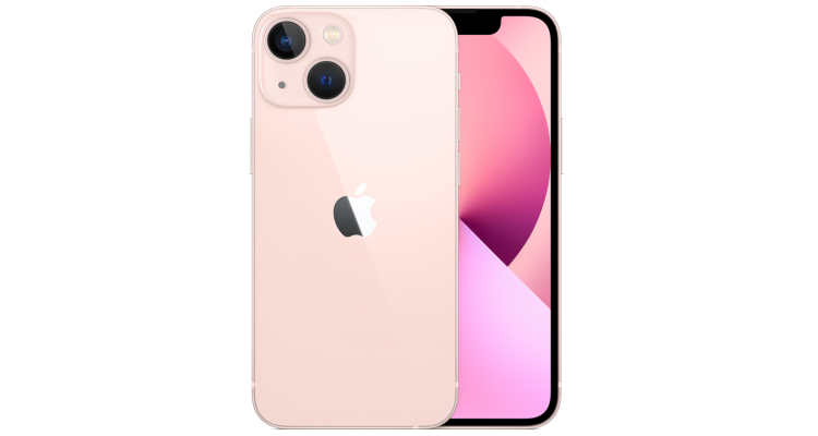Смартфон iPhone 13 mini 128 ГБ розовый MLLX3