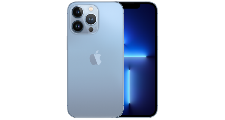 Смартфон iPhone 13 Pro 512 ГБ «небесно-голубой» MLWD3