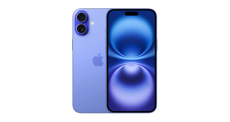 Смартфон iPhone 16 Plus 512 ГБ Ultramarine