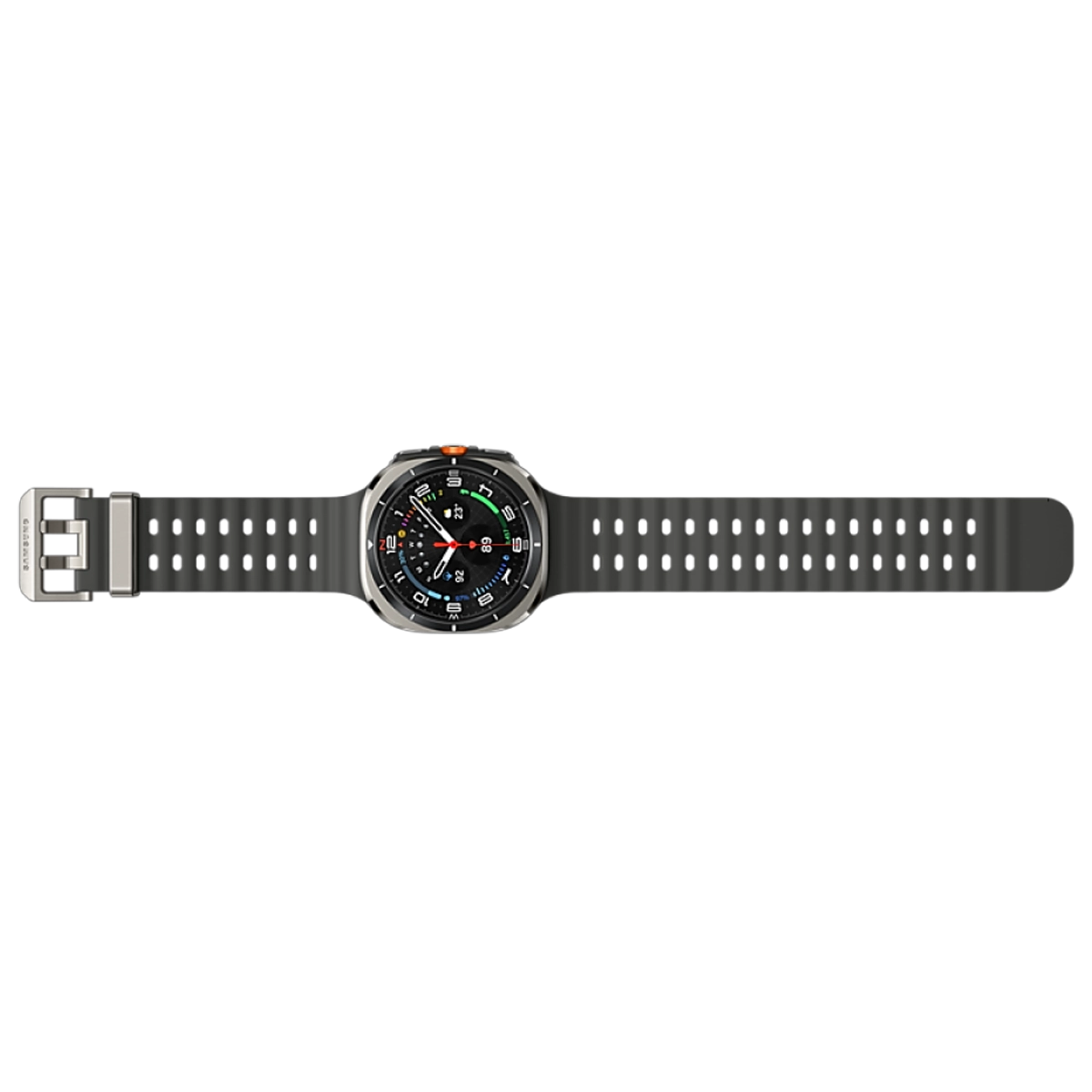 Фото Умные часы Samsung Galaxy Watch Ultra, 47 мм, титан, ремешок Marine, Серебряный титан