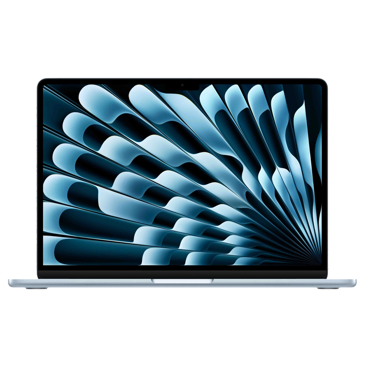 Фото Apple MacBook Air 15" (M5, 10C CPU/10C GPU, 2026), 16 ГБ, 512 ГБ SSD, «небесно-голубой»