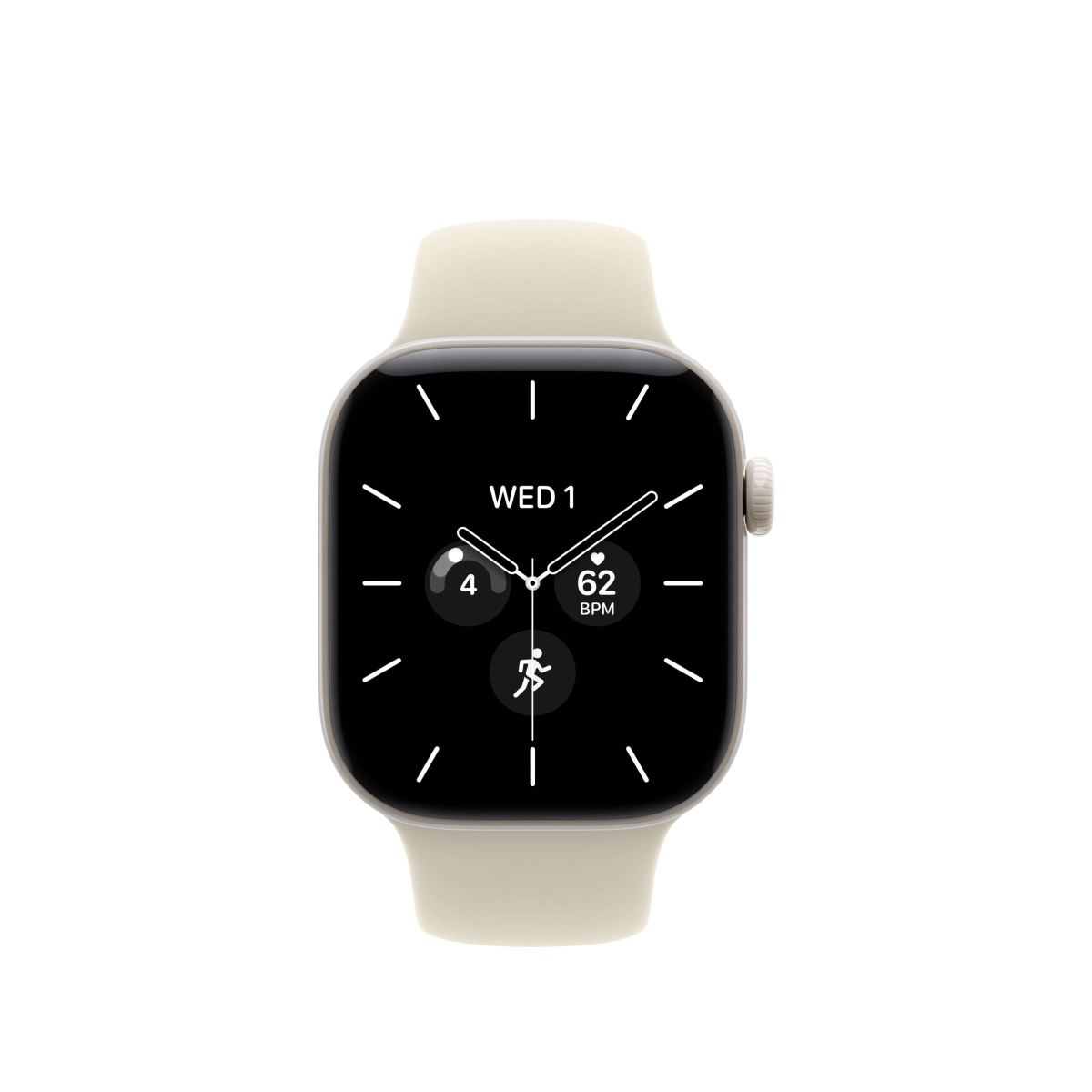 Фото Apple Watch Series 12, 42 mm, GPS+Cellular, Pearl White Ceramic