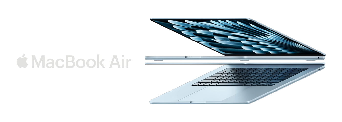 Apple MacBook Air 13" (M4, 10C CPU/8C GPU, 2025), 24 ГБ, 512 ГБ SSD, небесно-голубой