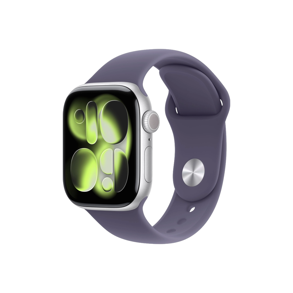 Фото Apple Watch Series 11, 42 mm, Silver Aluminium Purple Fog Sport Band