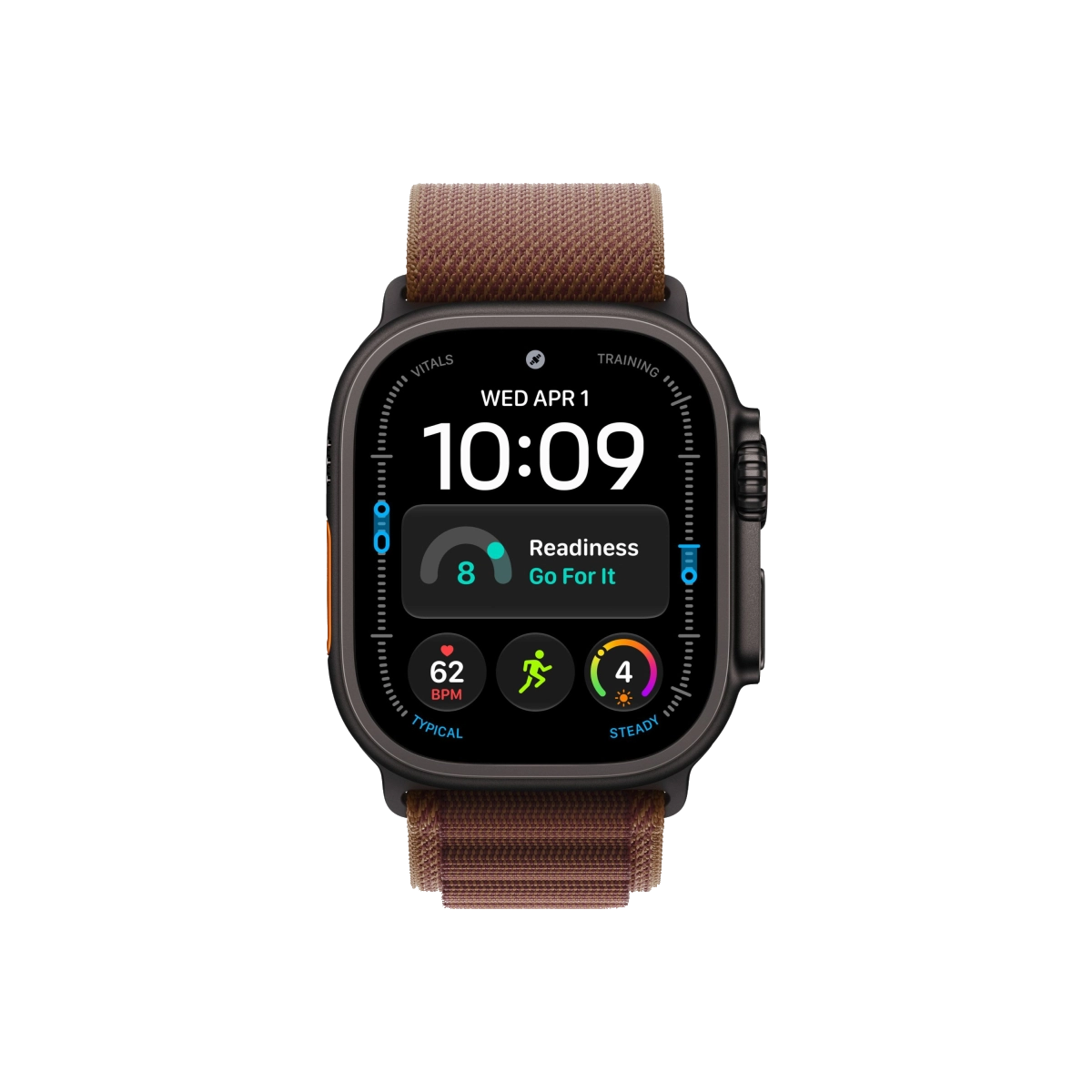 Фото Apple Watch Ultra 4 GPS+Cellular, 49 мм, Black Titanium Burgundy Alpine