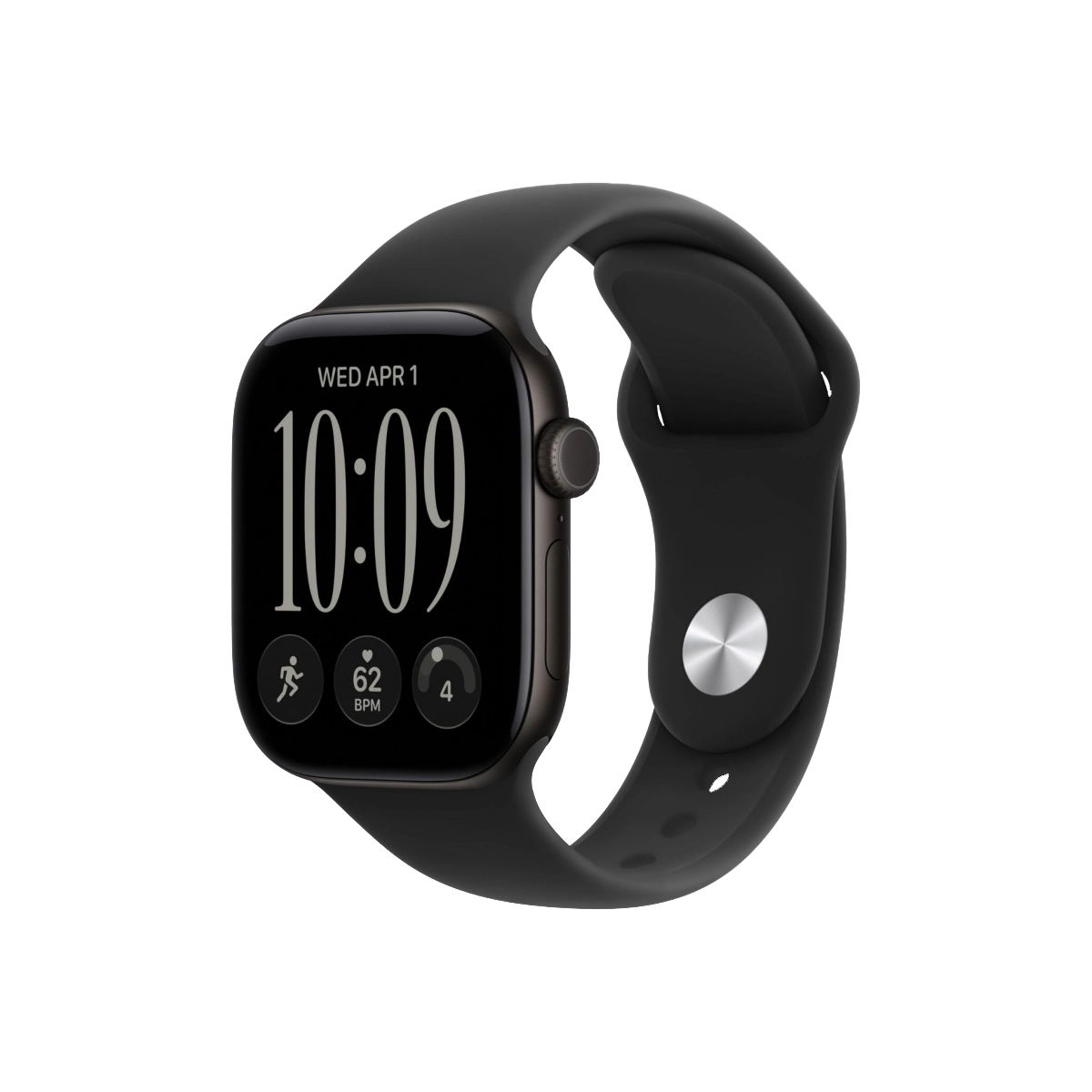 Фото Apple Watch Series 12, 42 mm, GPS+Cellular, Black Aluminum