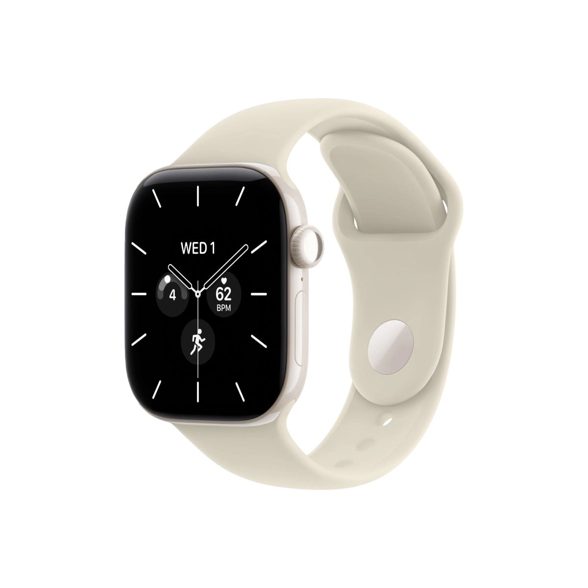 Фото Apple Watch Series 12, 42 mm, GPS+Cellular, Pearl White Ceramic