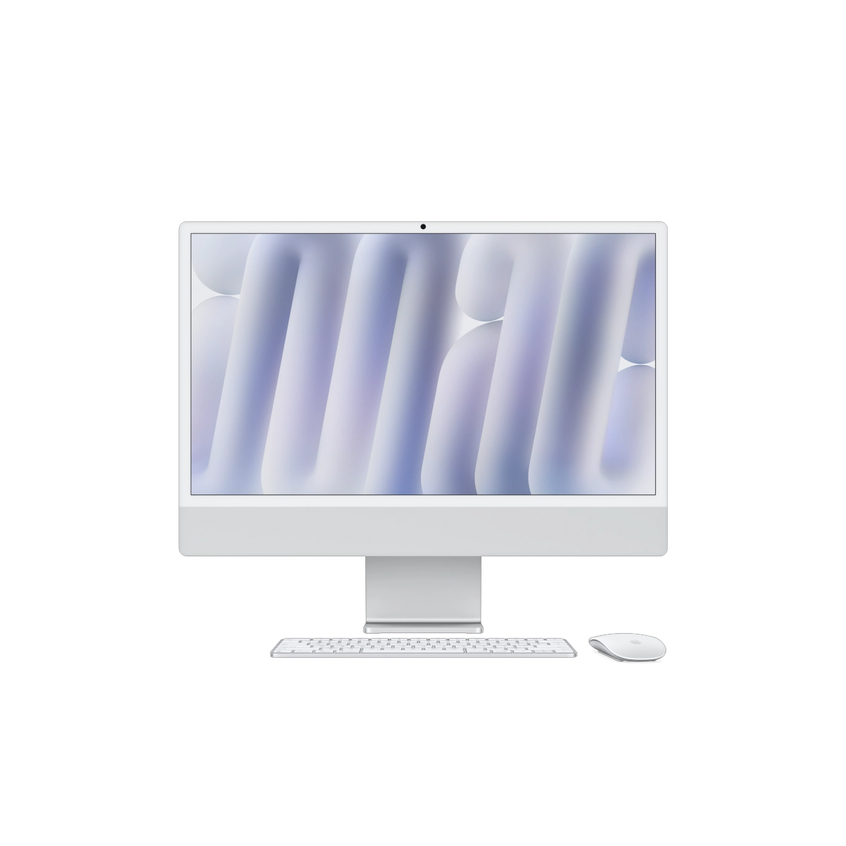 Фото Apple iMac 24" Retina 4,5K (M4 10C CPU, 10C GPU, 2024), 24 ГБ, 512 ГБ SSD, серебристый