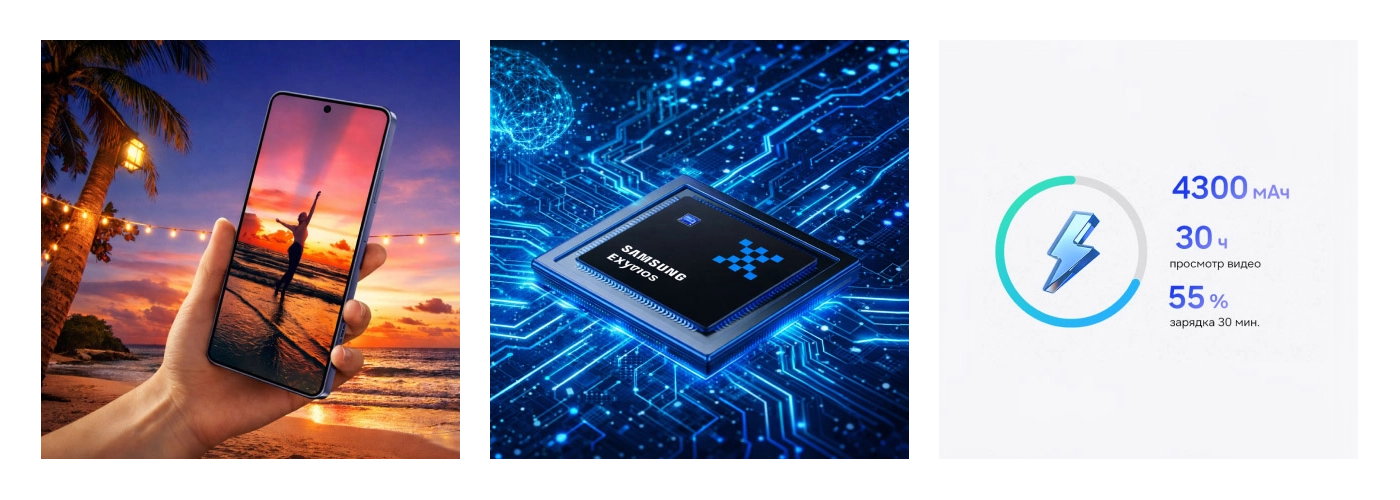 Смартфон Samsung Galaxy S26 12 ГБ | 256 ГБ Белый