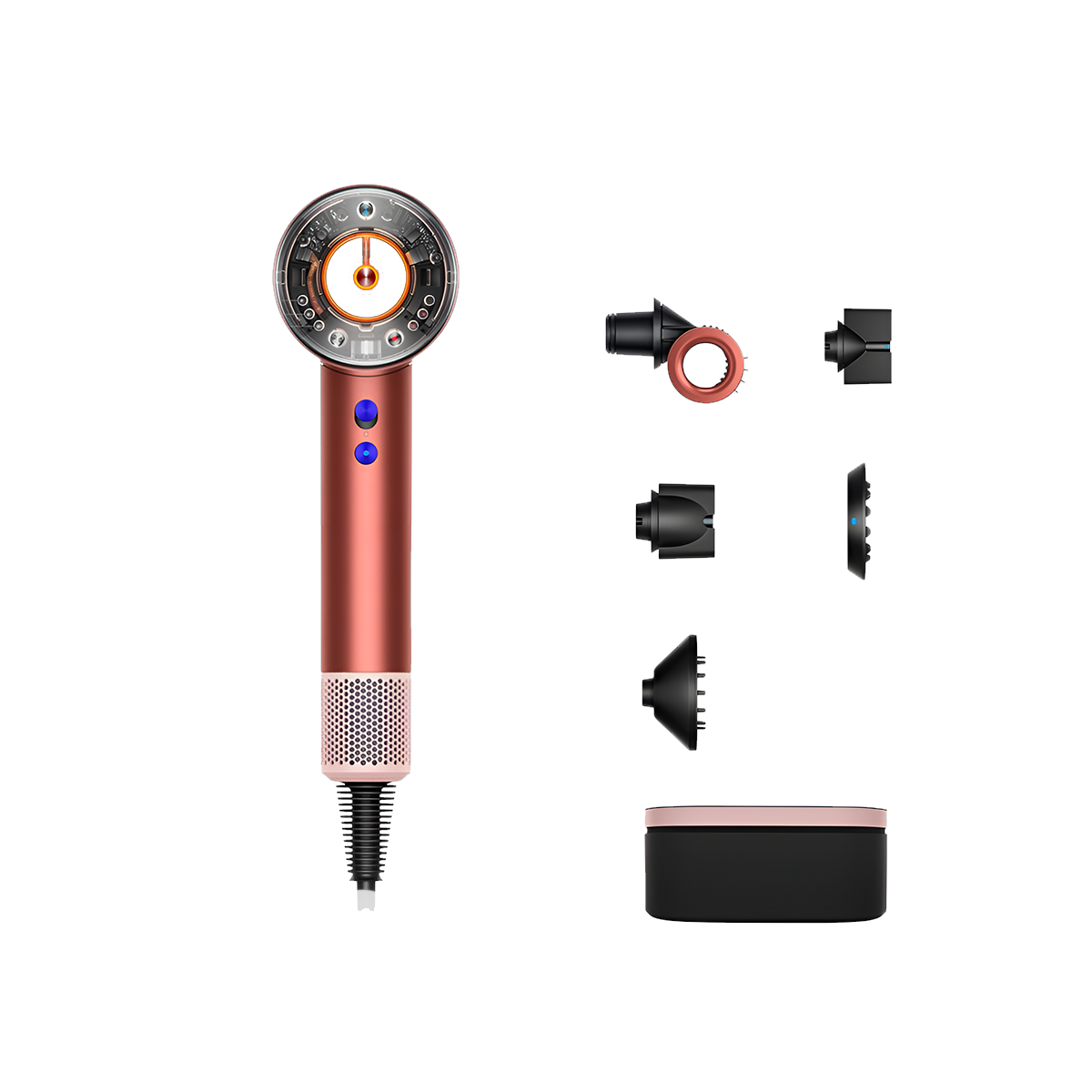 Фото Фен Dyson Supersonic Nural Hair Dryer HD16 Gift Edition (Strawberry Bronze/Blush Pink) (2023)
